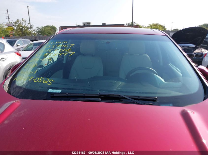 2015 Ford Edge Titanium VIN: 2FMTK4K82FBB53497 Lot: 12391167