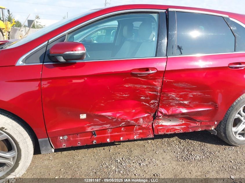 2015 Ford Edge Titanium VIN: 2FMTK4K82FBB53497 Lot: 12391167