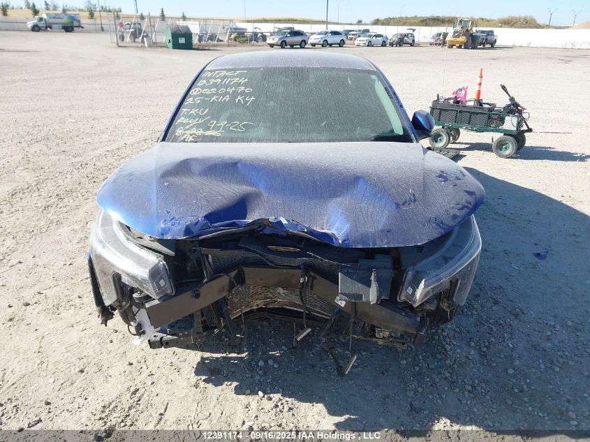 2025 Kia K4 Ex VIN: 3KPFU4DE6SE020470 Lot: 12391174