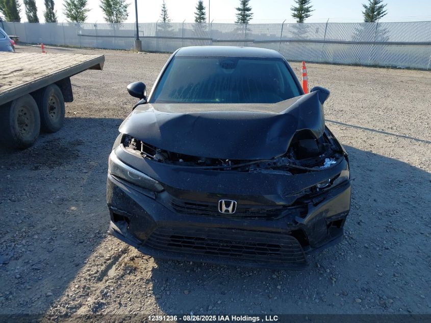 2022 Honda Civic Lx VIN: 2HGFE2F27NH121077 Lot: 12391236