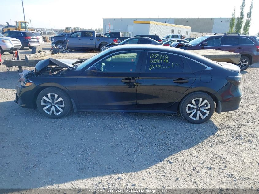2022 Honda Civic Lx VIN: 2HGFE2F27NH121077 Lot: 12391236