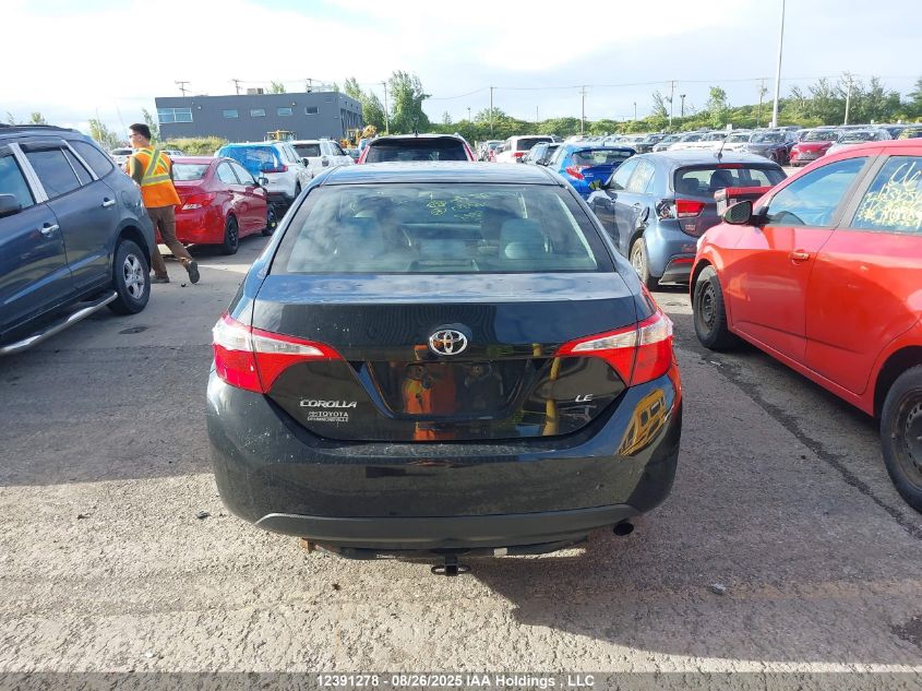 2016 Toyota Corolla Le VIN: 2T1BURHE6GC736927 Lot: 12391278