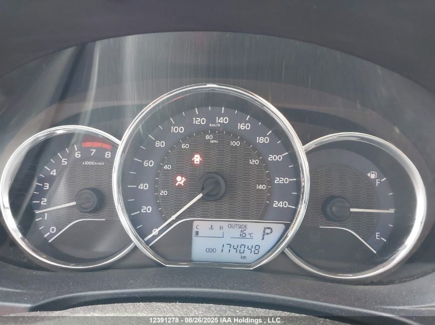 2016 Toyota Corolla Le VIN: 2T1BURHE6GC736927 Lot: 12391278