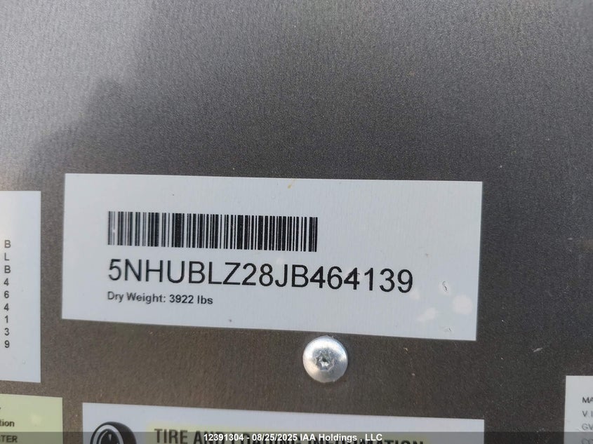 5NHUBLZ28JB464139 2018   photo no. 13