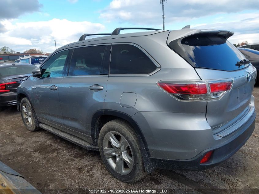 2015 Toyota Highlander VIN: 5TDDCRFH0FS010124 Lot: 12391322