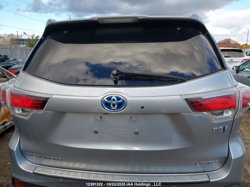 2015 Toyota Highlander VIN: 5TDDCRFH0FS010124 Lot: 12391322