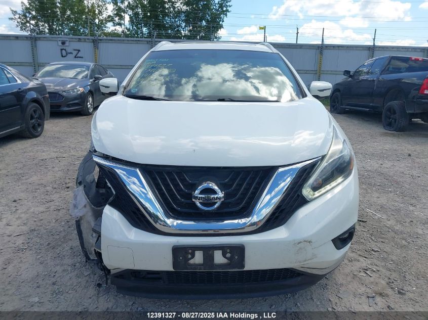 2018 Nissan Murano Midnight Edition/Platinum/Sl/Sv VIN: 5N1AZ2MH1JN141231 Lot: 12391327