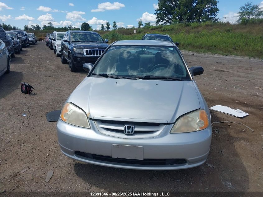 2001 Honda Civic Lx VIN: 1HGEM22511L812035 Lot: 12391346