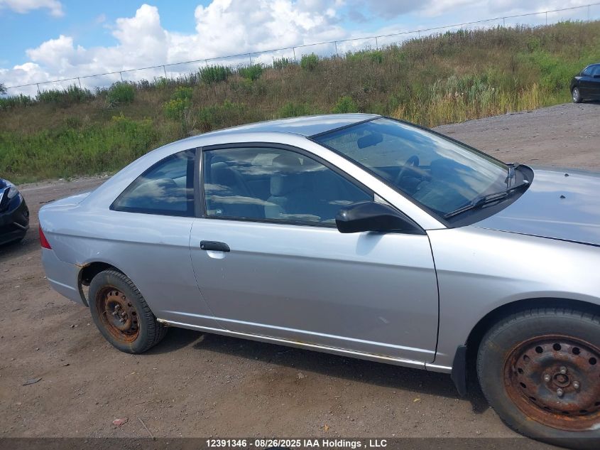 2001 Honda Civic Lx VIN: 1HGEM22511L812035 Lot: 12391346