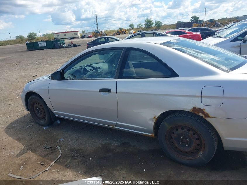 2001 Honda Civic Lx VIN: 1HGEM22511L812035 Lot: 12391346