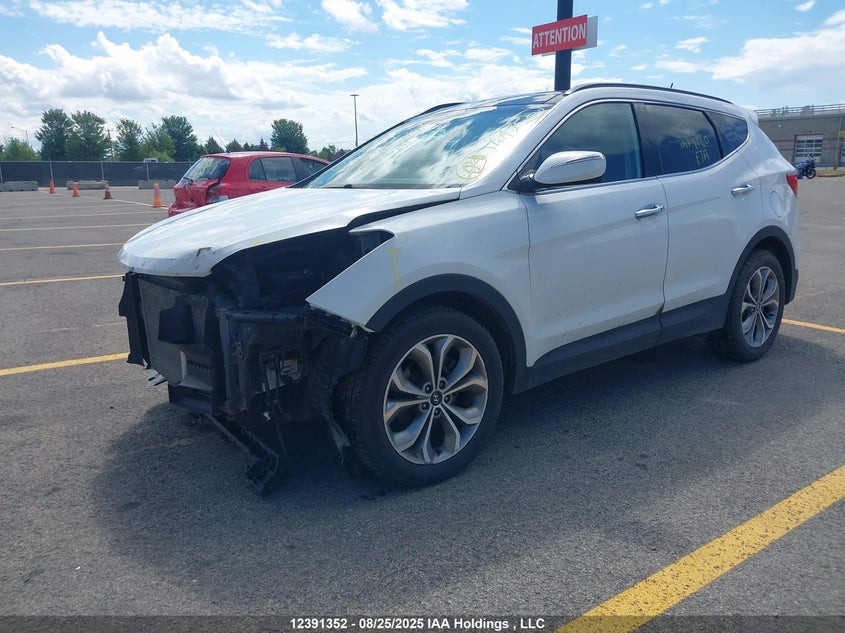 5XYZUDLA7FG249180 2015 HYUNDAI SANTA FE photo no. 2