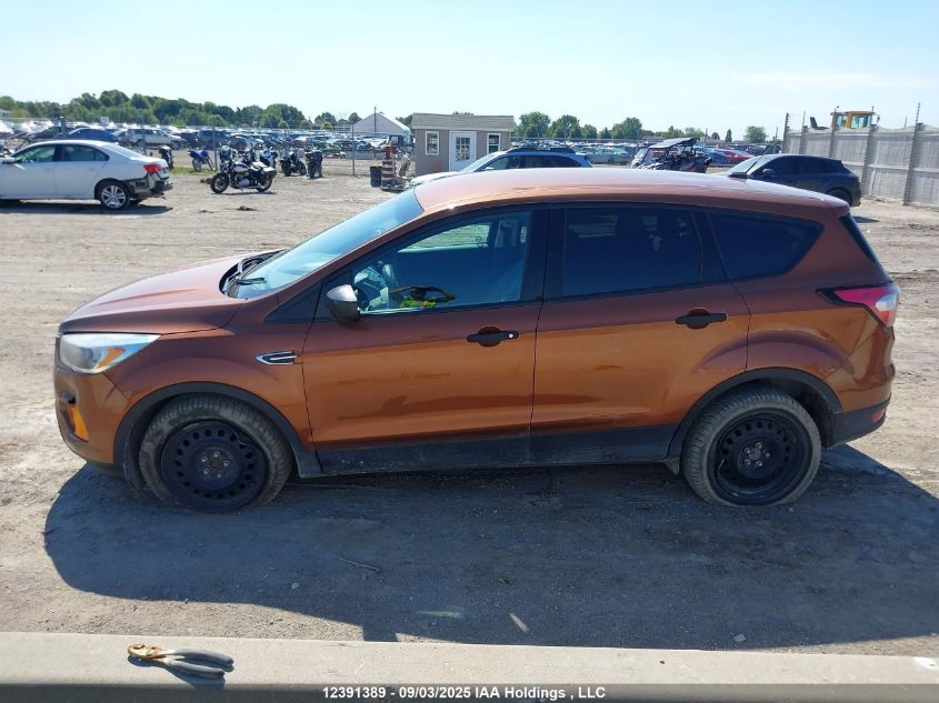 2017 Ford Escape S VIN: 1FMCU0F75HUD13289 Lot: 12391389