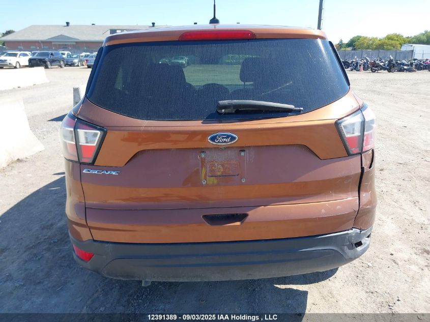 2017 Ford Escape S VIN: 1FMCU0F75HUD13289 Lot: 12391389