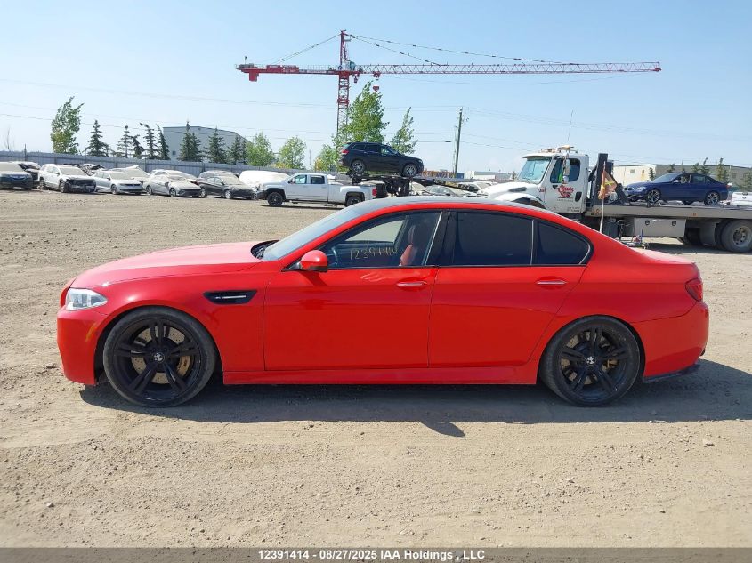 2016 BMW M5 VIN: WBSFV9C58GD595456 Lot: 12391414