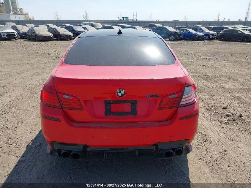 2016 BMW M5 VIN: WBSFV9C58GD595456 Lot: 12391414