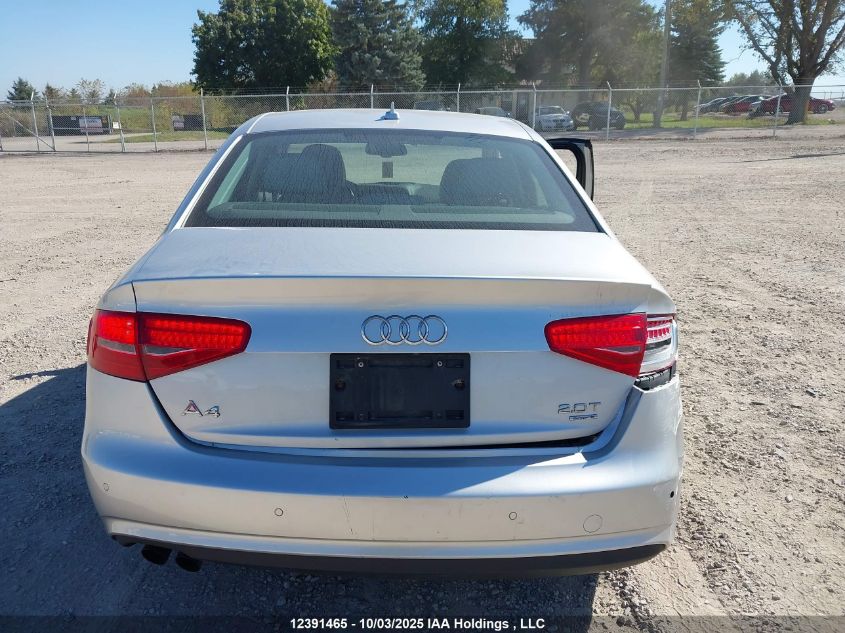 2013 Audi A4 Prestige VIN: WAUKFCFL3DN014488 Lot: 12391465