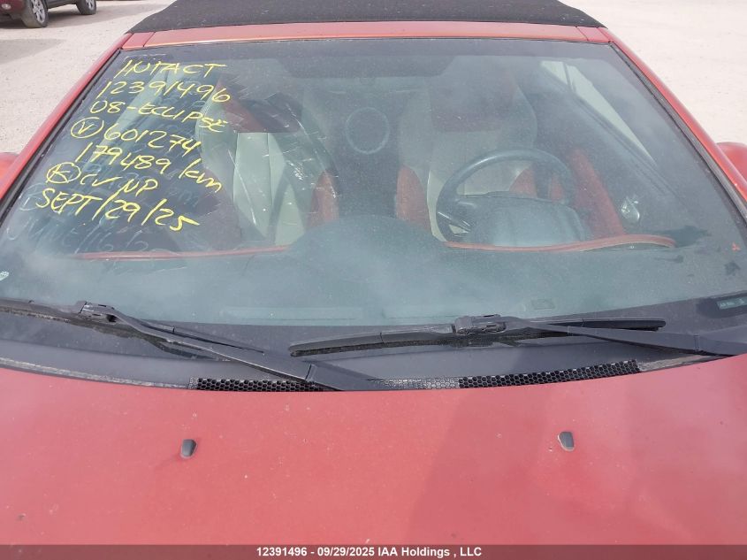 MITSUBISHI ECLIPSE SPYDER 2008 4A3AL45T38E601274 Photo 18