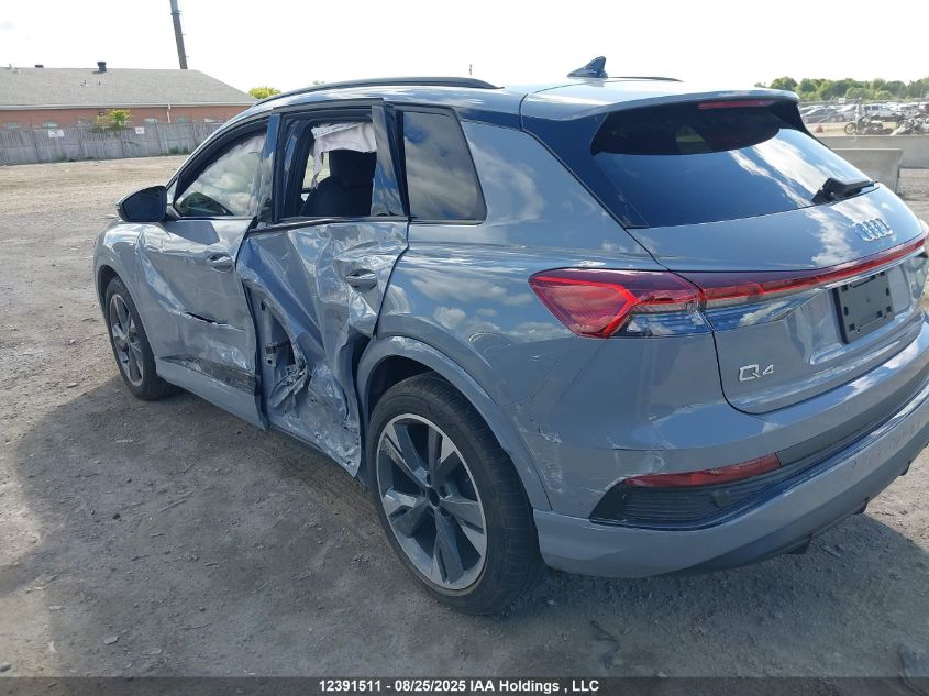 2025 Audi Q4 E-Tron 55 VIN: WA1GUAFZXSP043747 Lot: 12391511