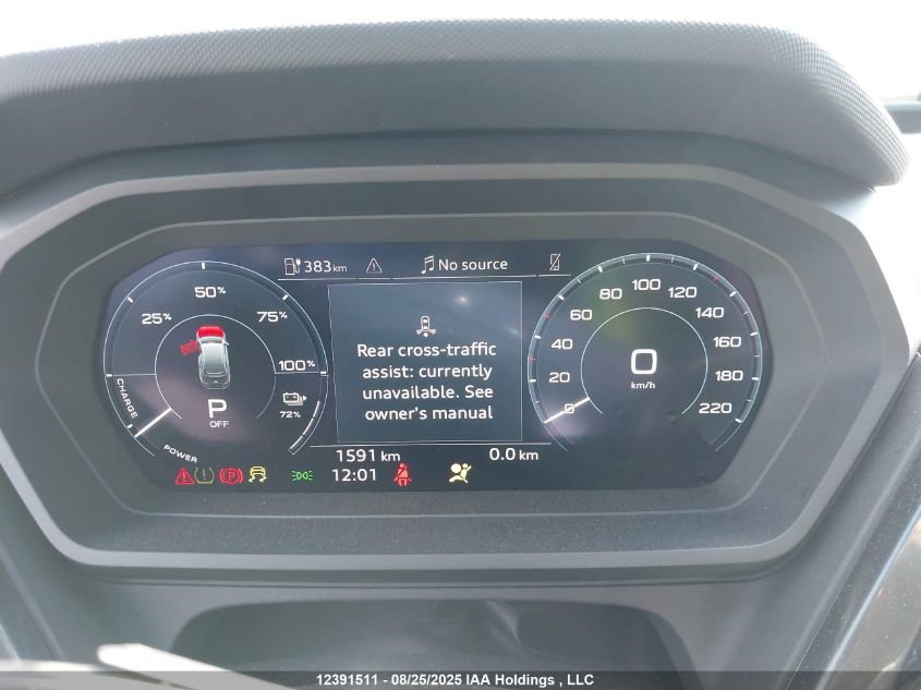 2025 Audi Q4 E-Tron 55 VIN: WA1GUAFZXSP043747 Lot: 12391511