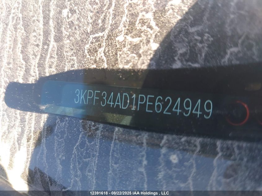 2023 Kia Forte Ex/Ex Premium/Ex+/Gt-Line VIN: 3KPF34AD1PE624949 Lot: 12391618