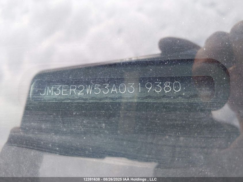 2010 Mazda Cx-7 Gx VIN: JM3ER2W53A0319380 Lot: 12391638