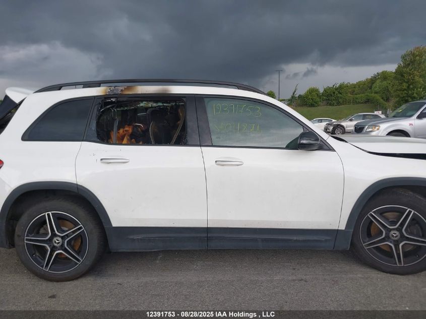 2020 Mercedes-Benz Glb 250 4Matic VIN: WDC4M4HB6LW011874 Lot: 12391753