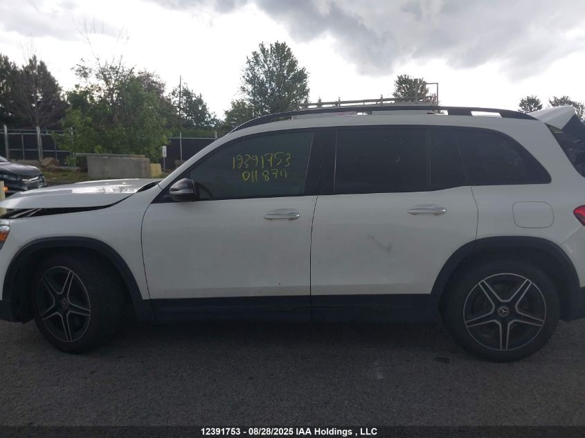 2020 Mercedes-Benz Glb 250 4Matic VIN: WDC4M4HB6LW011874 Lot: 12391753