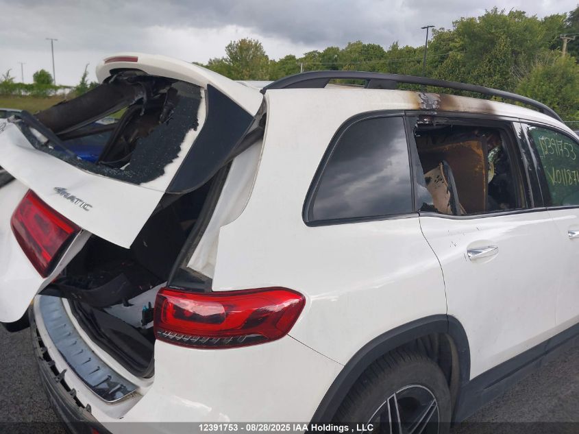 2020 Mercedes-Benz Glb 250 4Matic VIN: WDC4M4HB6LW011874 Lot: 12391753