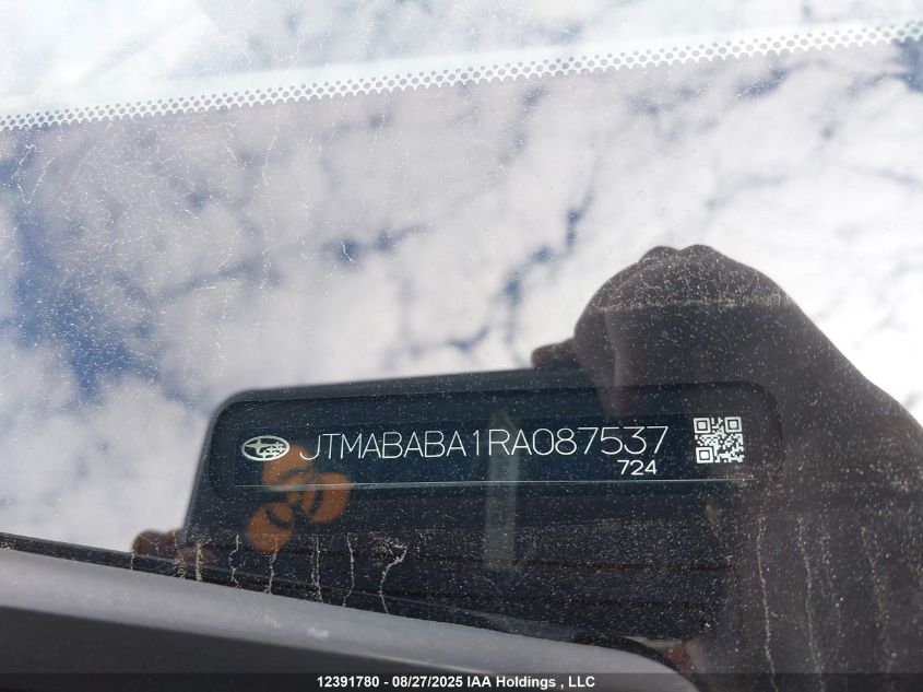 2024 Subaru Solterra Luxury Package/Technology Package VIN: JTMABABA1RA087537 Lot: 12391780