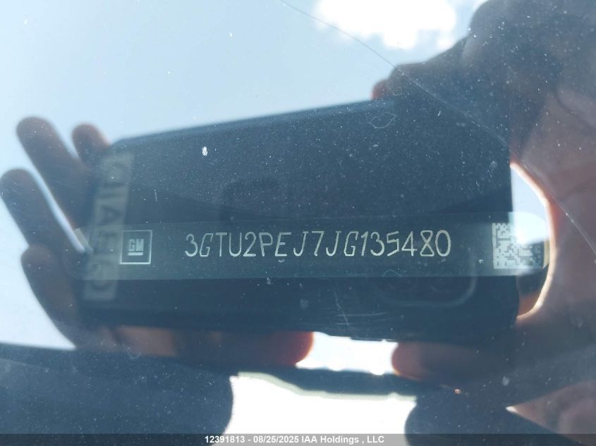 2018 GMC Sierra K1500 Denali VIN: 3GTU2PEJ7JG135480 Lot: 12391813