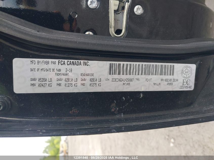 2018 Chrysler 300 S VIN: 2C3CCAGG4JH250887 Lot: 12391845