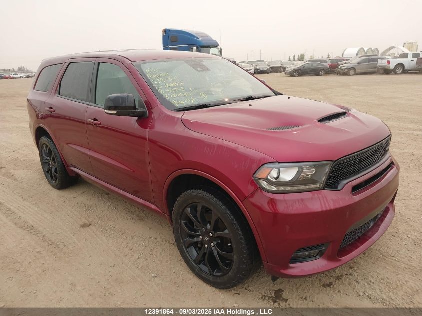 2020 Dodge Durango Gt VIN: 1C4RDJDG6LC411463 Lot: 12391864