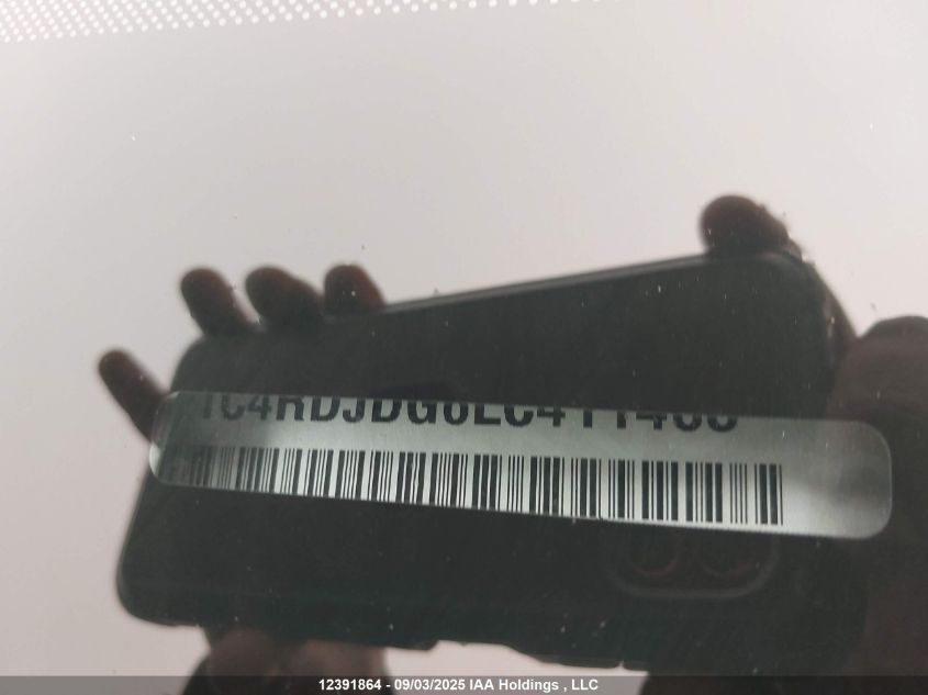 2020 Dodge Durango Gt VIN: 1C4RDJDG6LC411463 Lot: 12391864