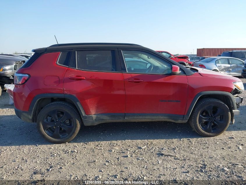 2019 Jeep Compass North VIN: 3C4NJDBB4KT666860 Lot: 12391895