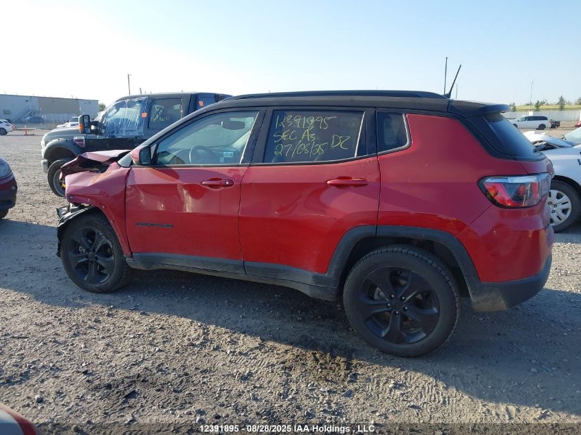 2019 Jeep Compass North VIN: 3C4NJDBB4KT666860 Lot: 12391895