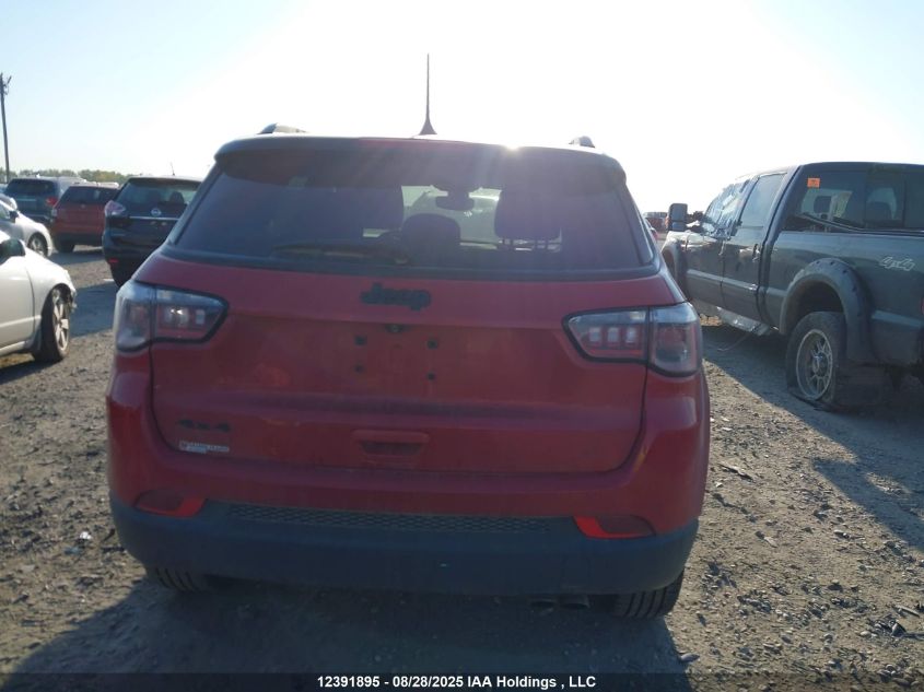 2019 Jeep Compass North VIN: 3C4NJDBB4KT666860 Lot: 12391895