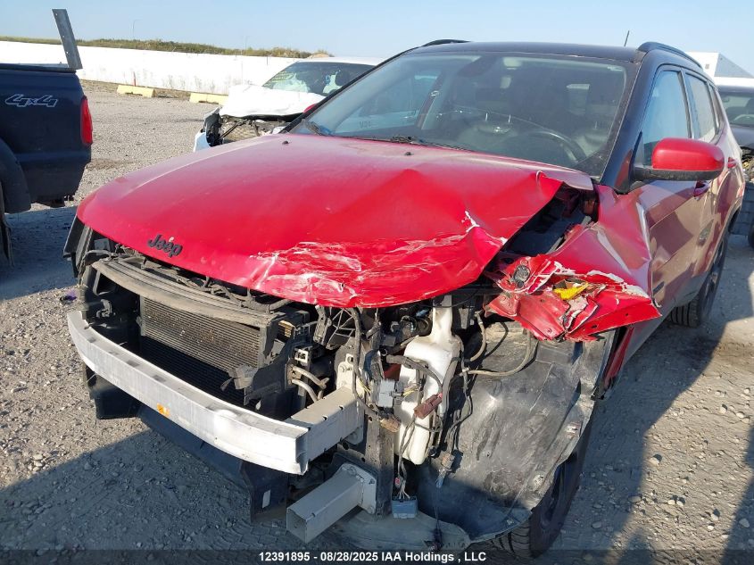 2019 Jeep Compass North VIN: 3C4NJDBB4KT666860 Lot: 12391895