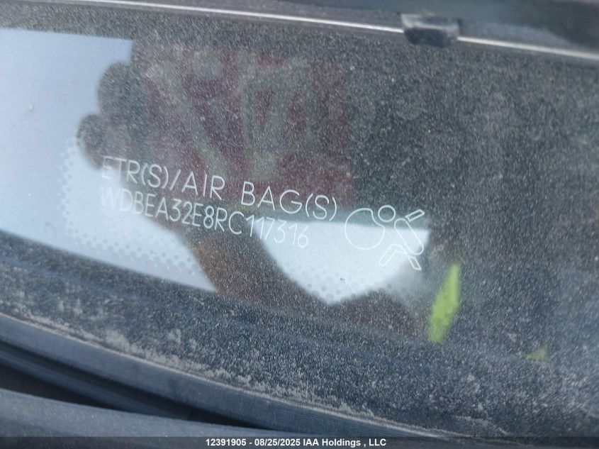 1994 Mercedes-Benz E 320 VIN: WDBEA32E8RC117316 Lot: 12391905