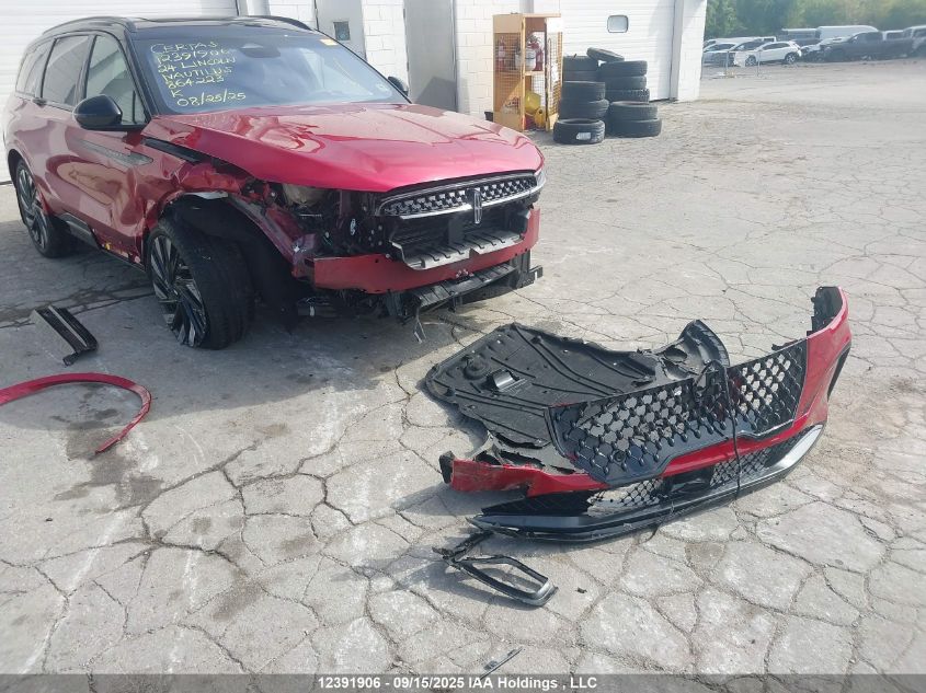 2024 Lincoln Nautilus Reserve VIN: 5LMPJ8KA9RJ864223 Lot: 12391906