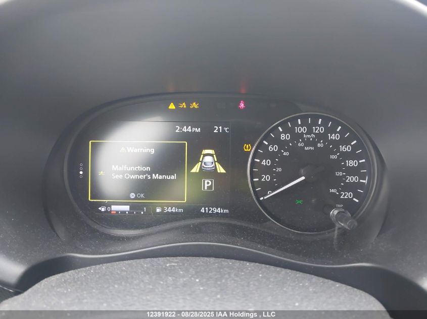 2021 Nissan Kicks Sv VIN: 3N1CP5CV6ML557889 Lot: 12391922