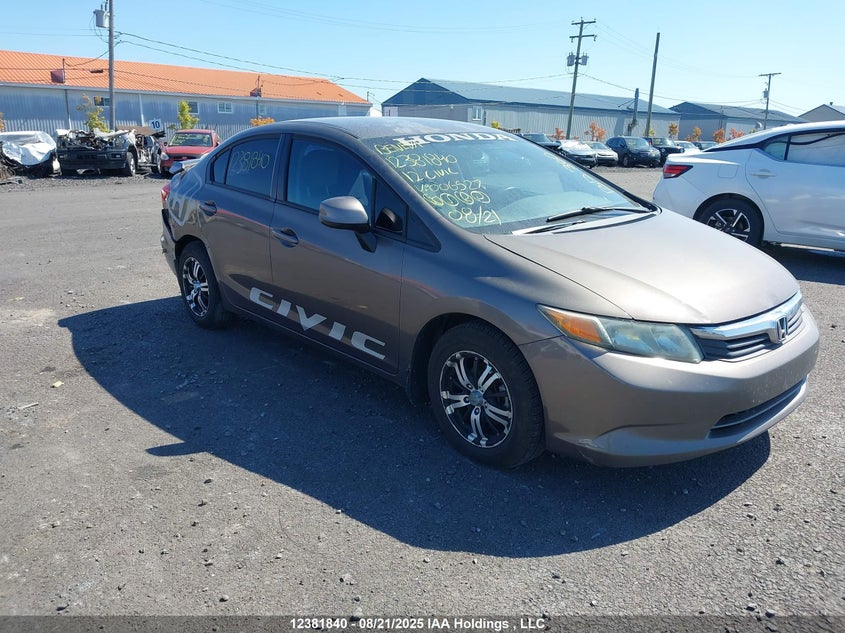 2HGFB2E46CH006527 2012 Honda Civic Lx auction photo 1