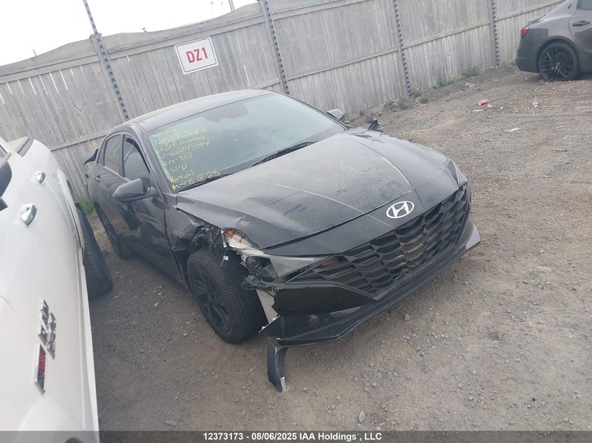 KMHLM4AG5PU624394 2023 Hyundai Elantra Preferred Ivt With Tech Package auction photo 1