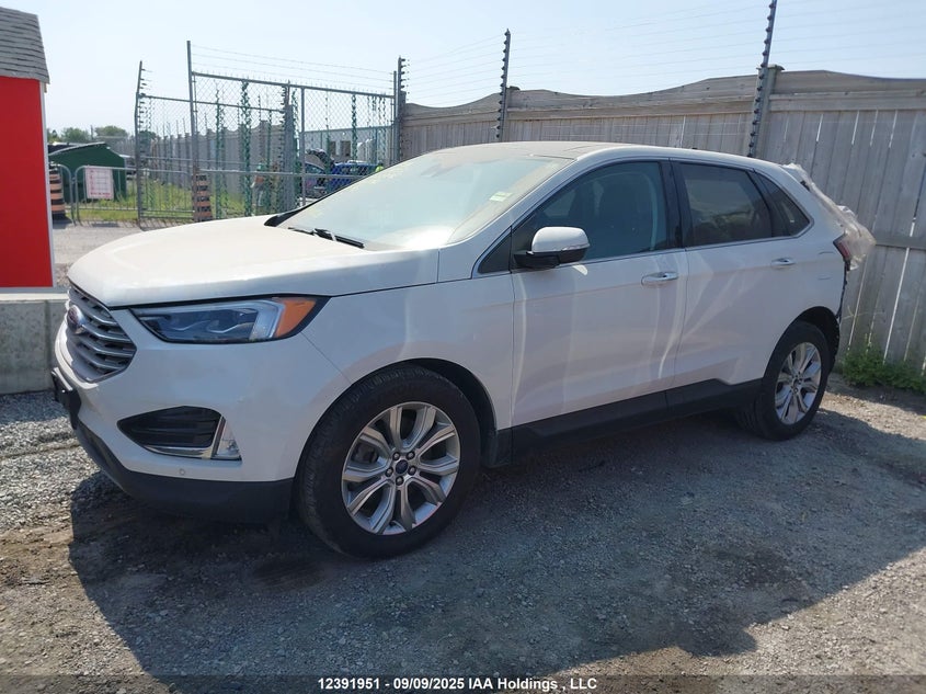 2022 Ford Edge Titanium VIN: 2FMPK4K95NBA57212 Lot: 12391951