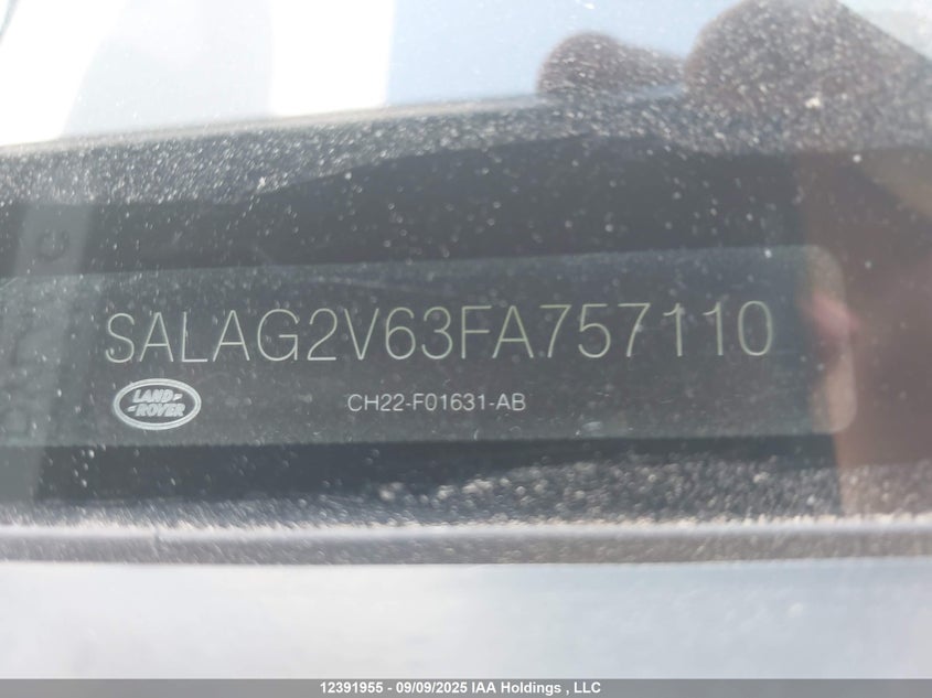 SALAG2V63FA757110 2015 LAND ROVER LR4 photo no. 9