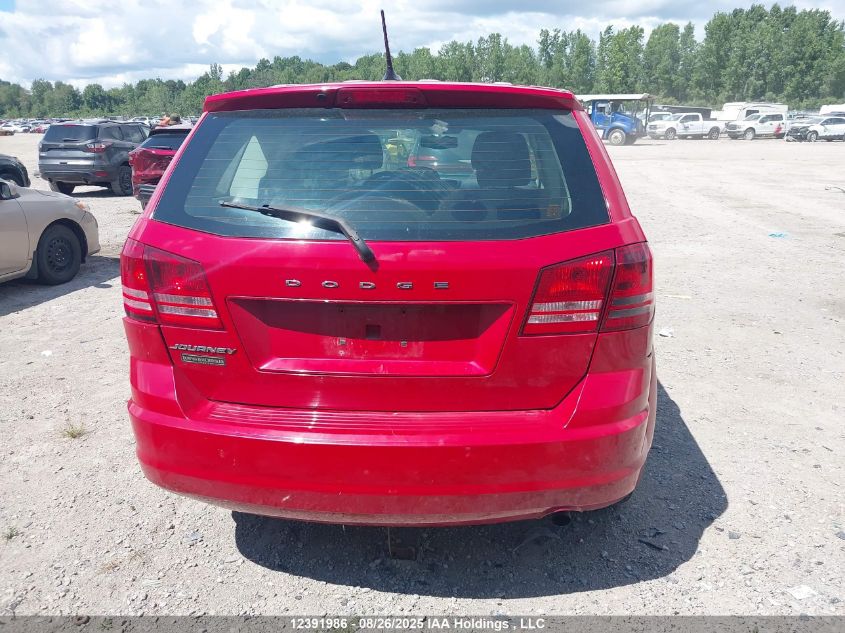 2016 Dodge Journey Cvp/Se Plus VIN: 3C4PDCAB1GT125543 Lot: 12391986