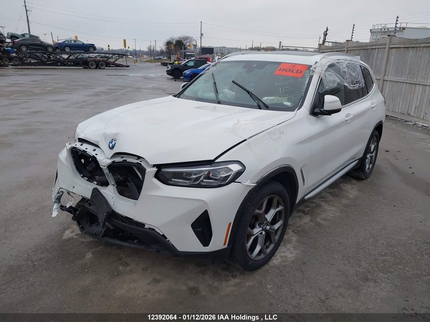 2024 BMW X3, Удар спереду, IAAI, VIN 5UX53DP09R9X03503 — фото 2