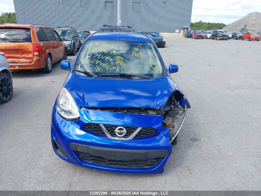 2015 Nissan Micra VIN: 3N1CK3CPXFL244657 Lot: 12392299