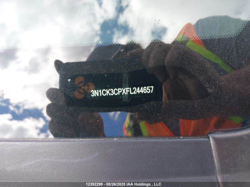 2015 Nissan Micra VIN: 3N1CK3CPXFL244657 Lot: 12392299