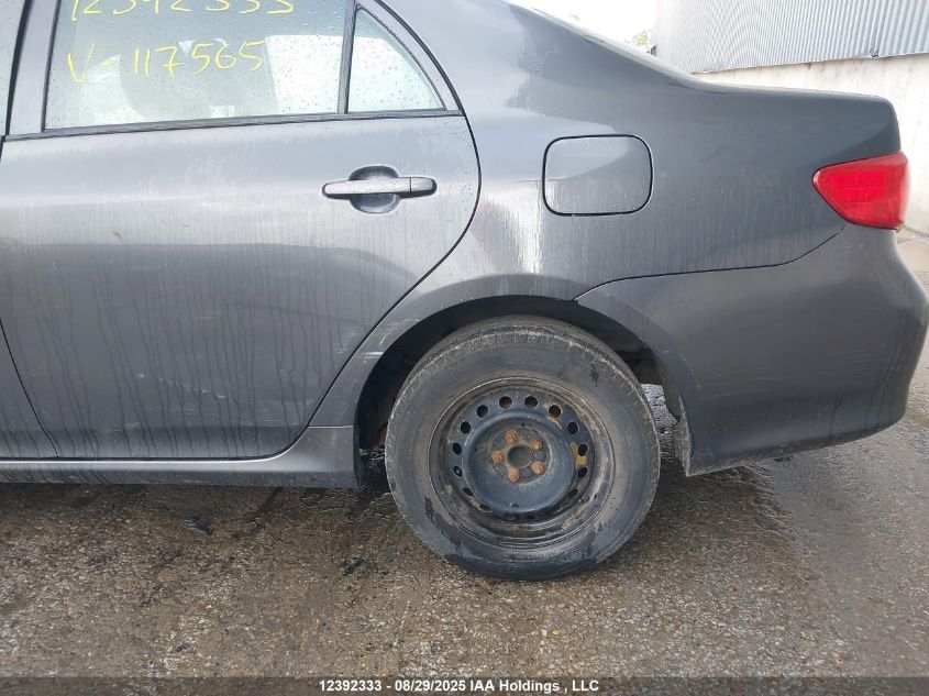 2009 Toyota Corolla VIN: 2T1BU40E29C117565 Lot: 12392333