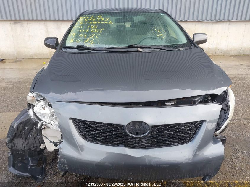 2009 Toyota Corolla VIN: 2T1BU40E29C117565 Lot: 12392333